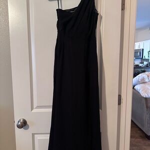 Birdy Grey Chic Black One-Shoulder Gown